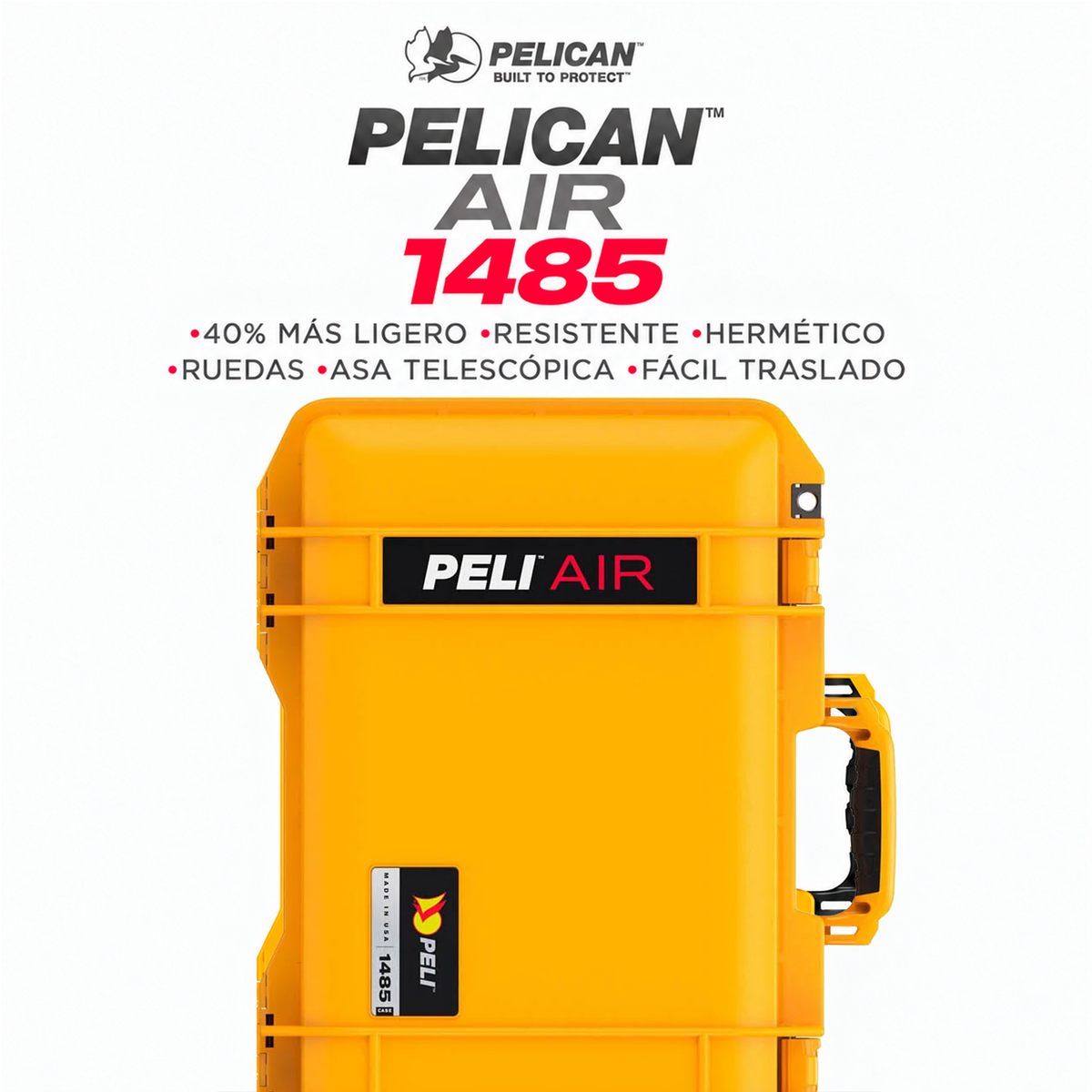 Estuche Pelican Air 1485 Yellow #color_Yellow