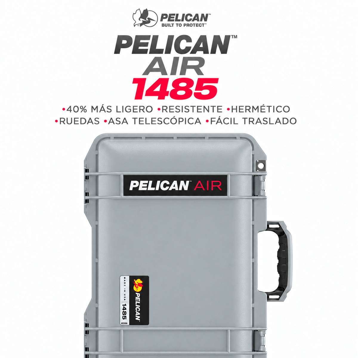 Estuche Pelican Air 1485 Silver #color_Silver