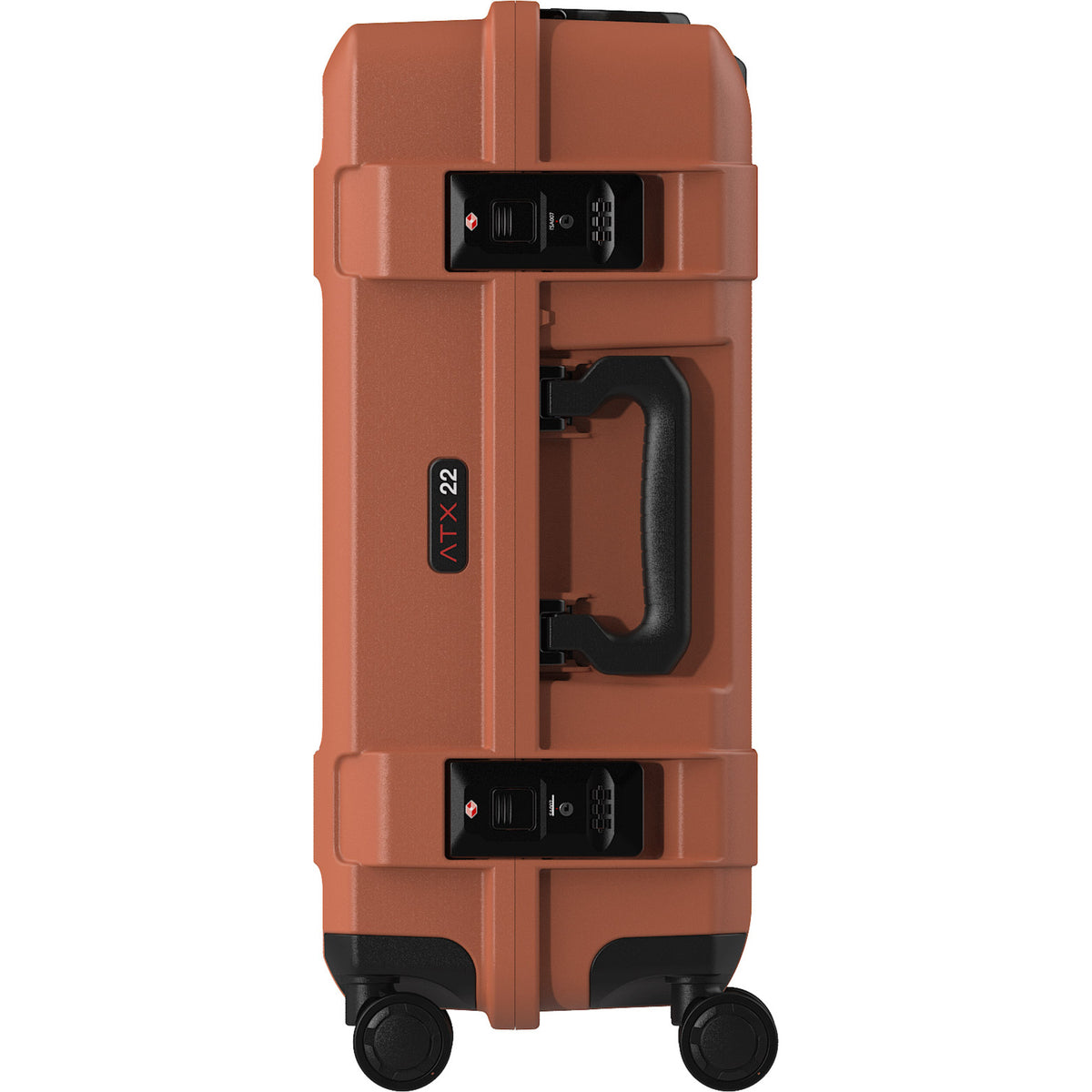 Maleta de mano rígida Pelican ATX 22 Iron Clay, vista lateral #color_Iron Clay