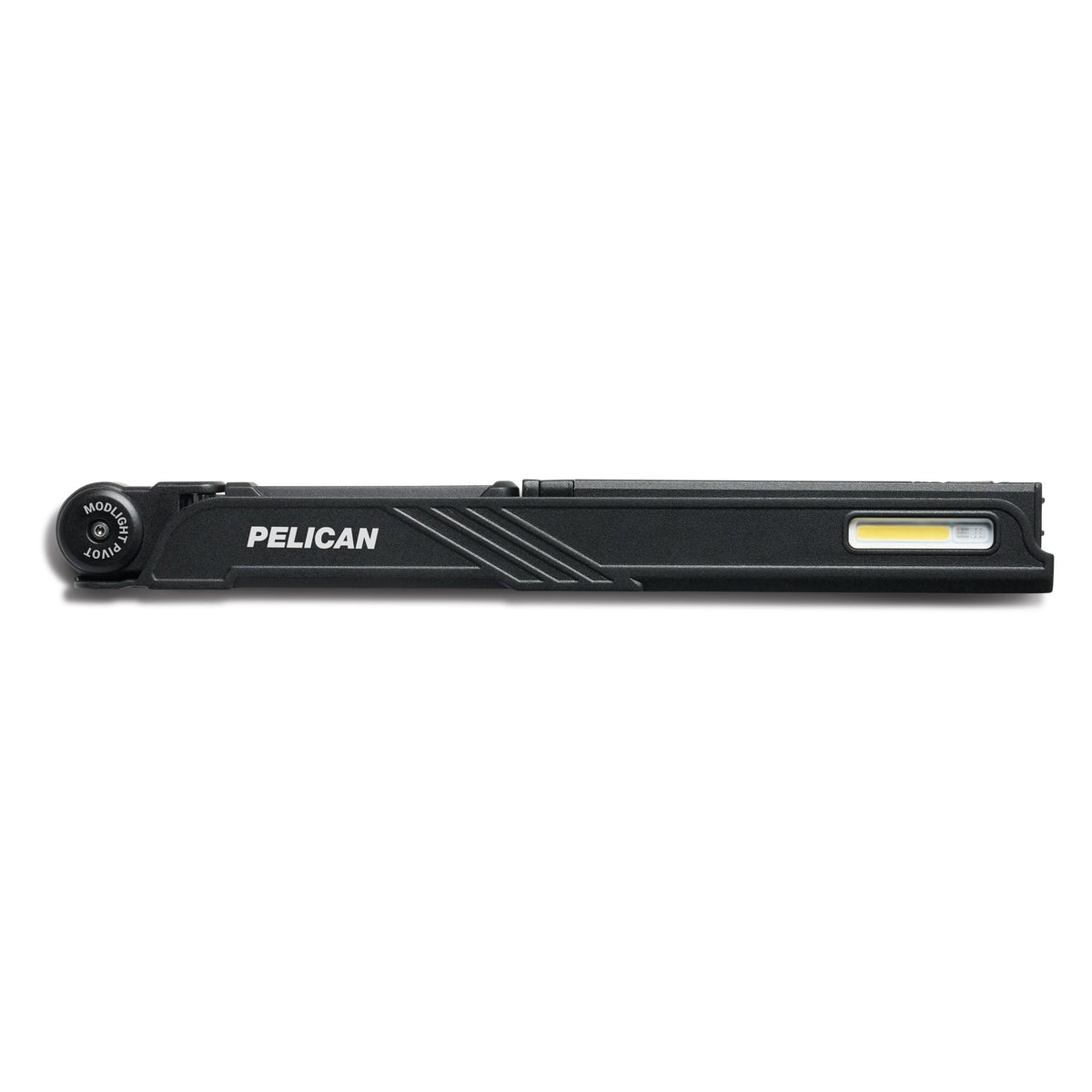 Lámpara giratoria Pelican Modlight cerrada, vista frontal