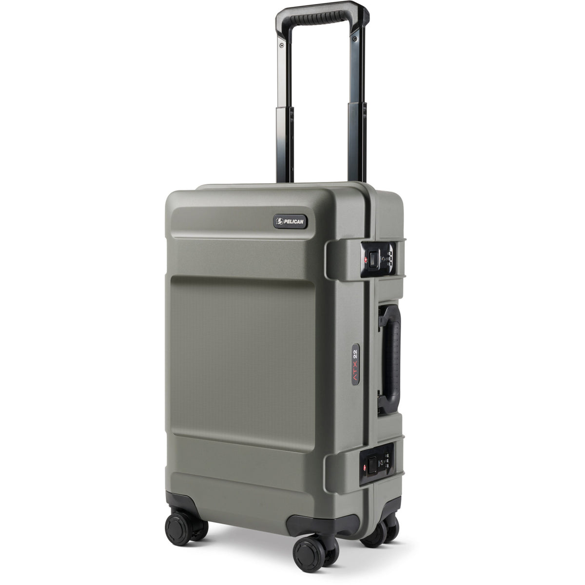 Maleta de mano rígida Pelican ATX 22 Charcoal, vista en ángulo #color_Charcoal