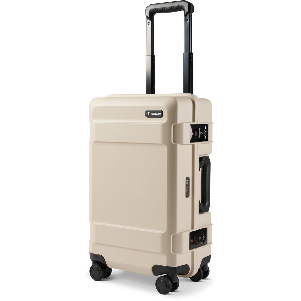 Maleta de mano rígida Pelican ATX 22 Sand, vista en ángulo #color_Sand