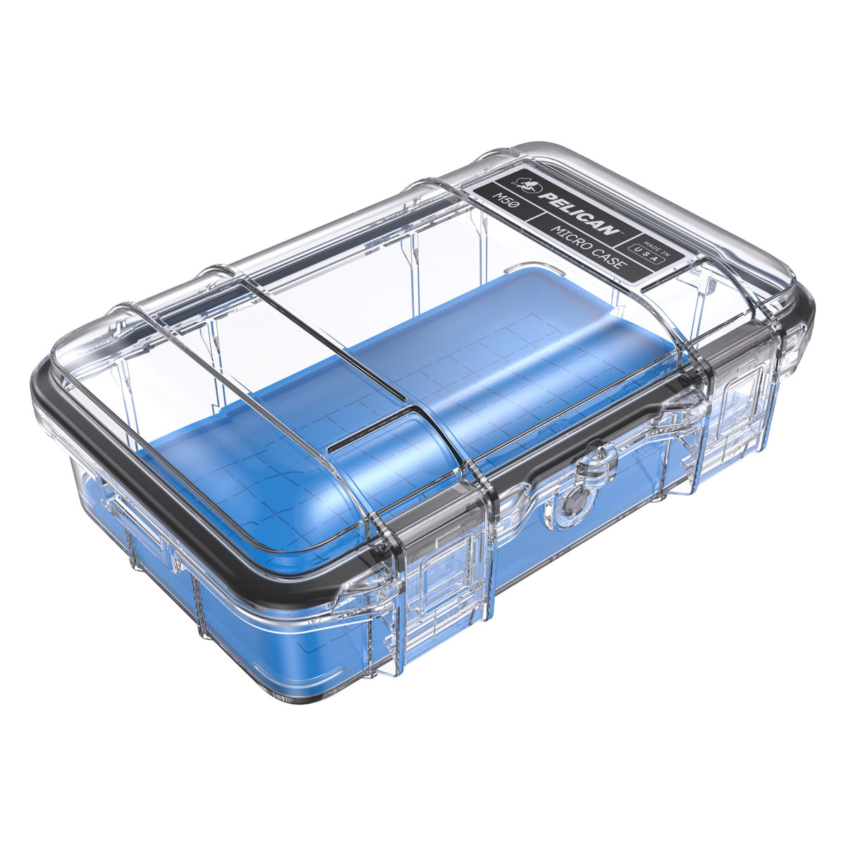 Micro case de proteccion Pelican M40 Blue/Clear #color_Blue/Clear