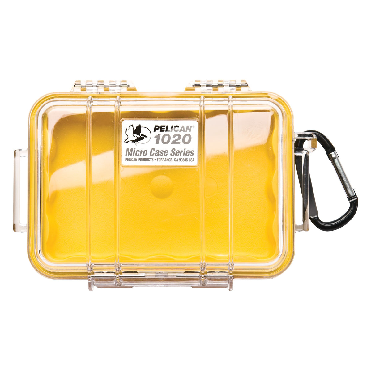 Micro case de protección Pelican 1020 Yellow/Clear #color_Yellow/Clear