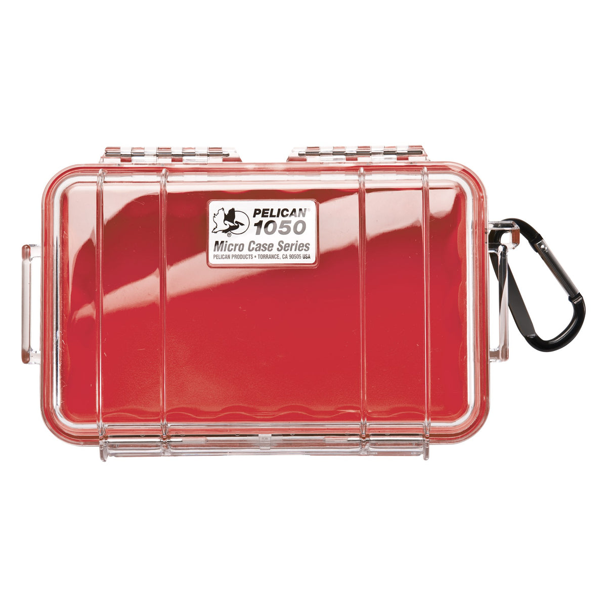 Micro case de protección pelican 1050 Red/Clear #color_Red/Clear