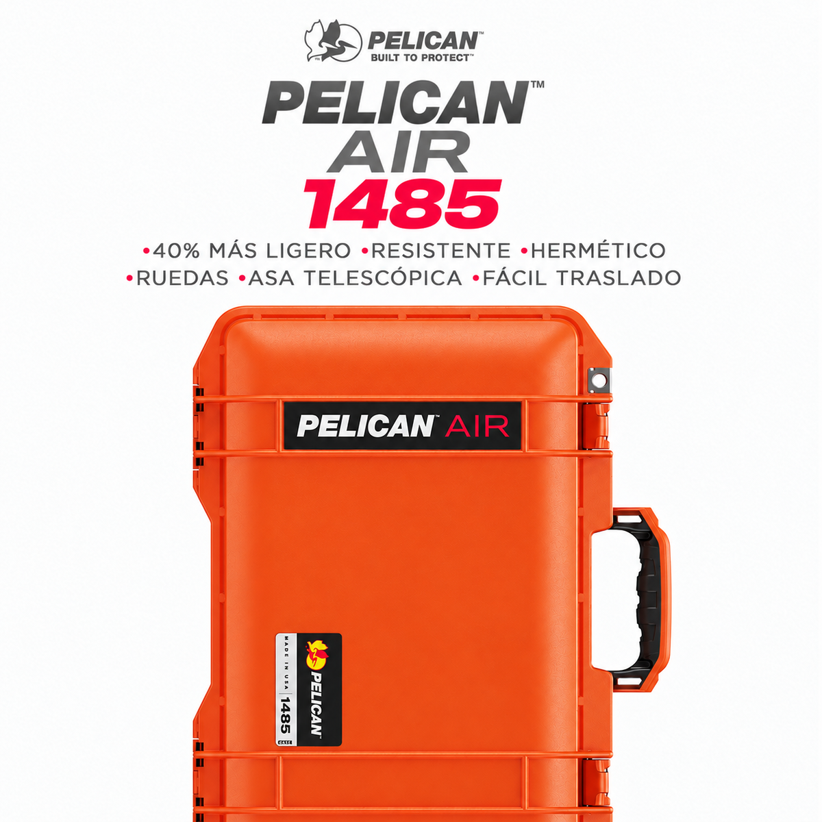 Estuche Pelican Air 1485 Orange #color_Orange