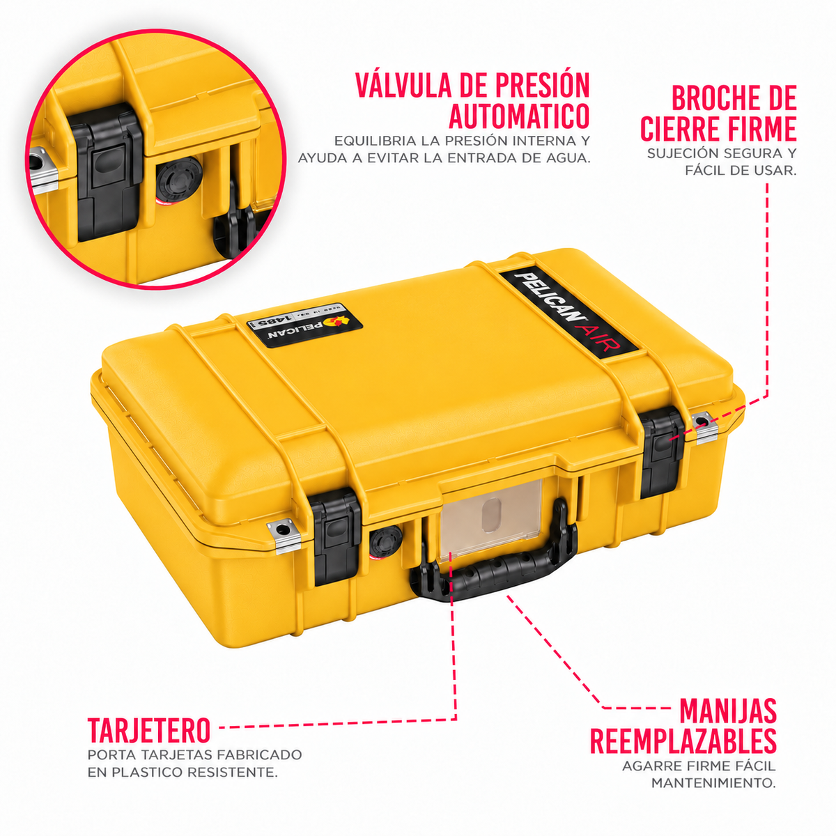 Estuche Pelican Air 1485 Yellow #color_Yellow