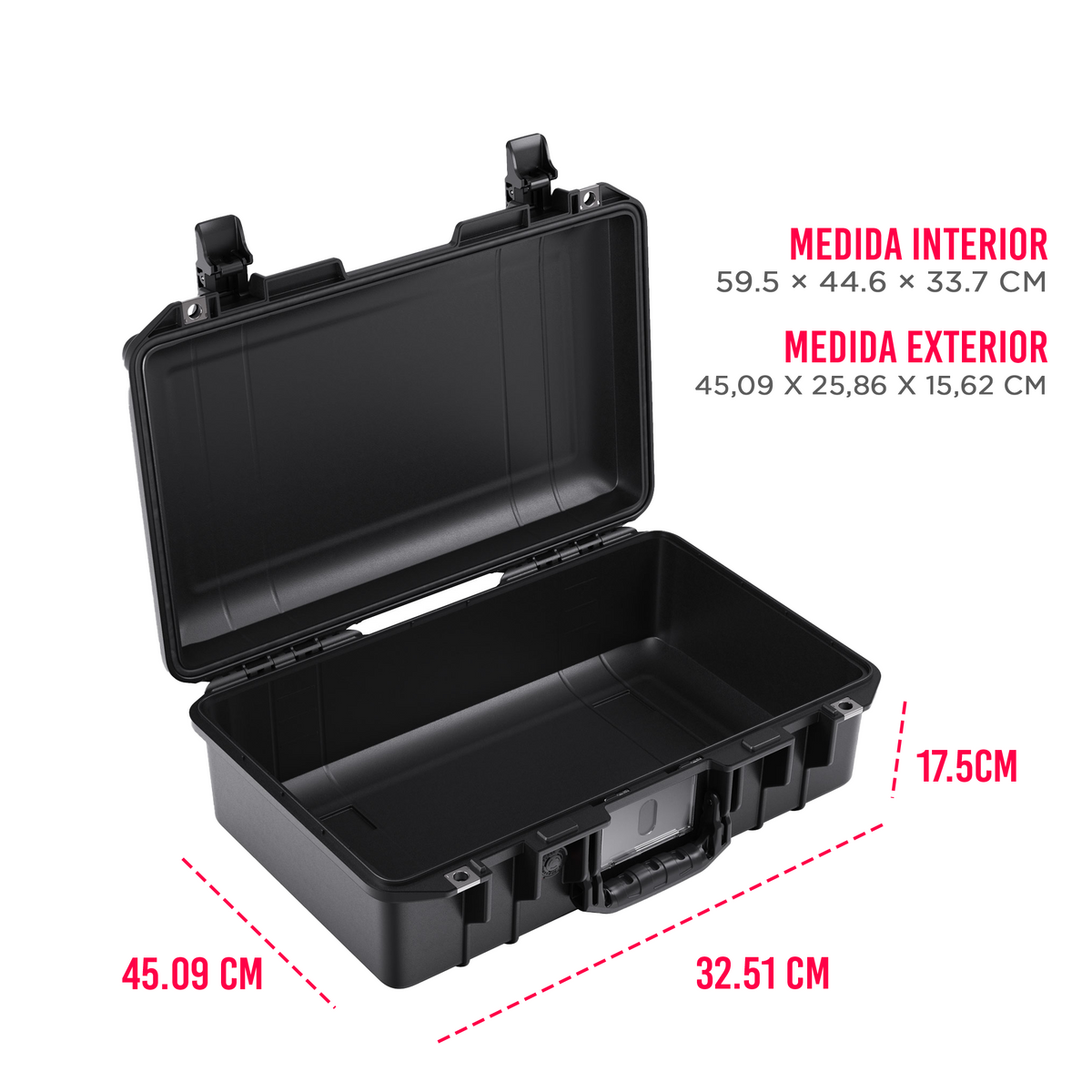 Estuche Pelican Air 1485 Black #color_Black