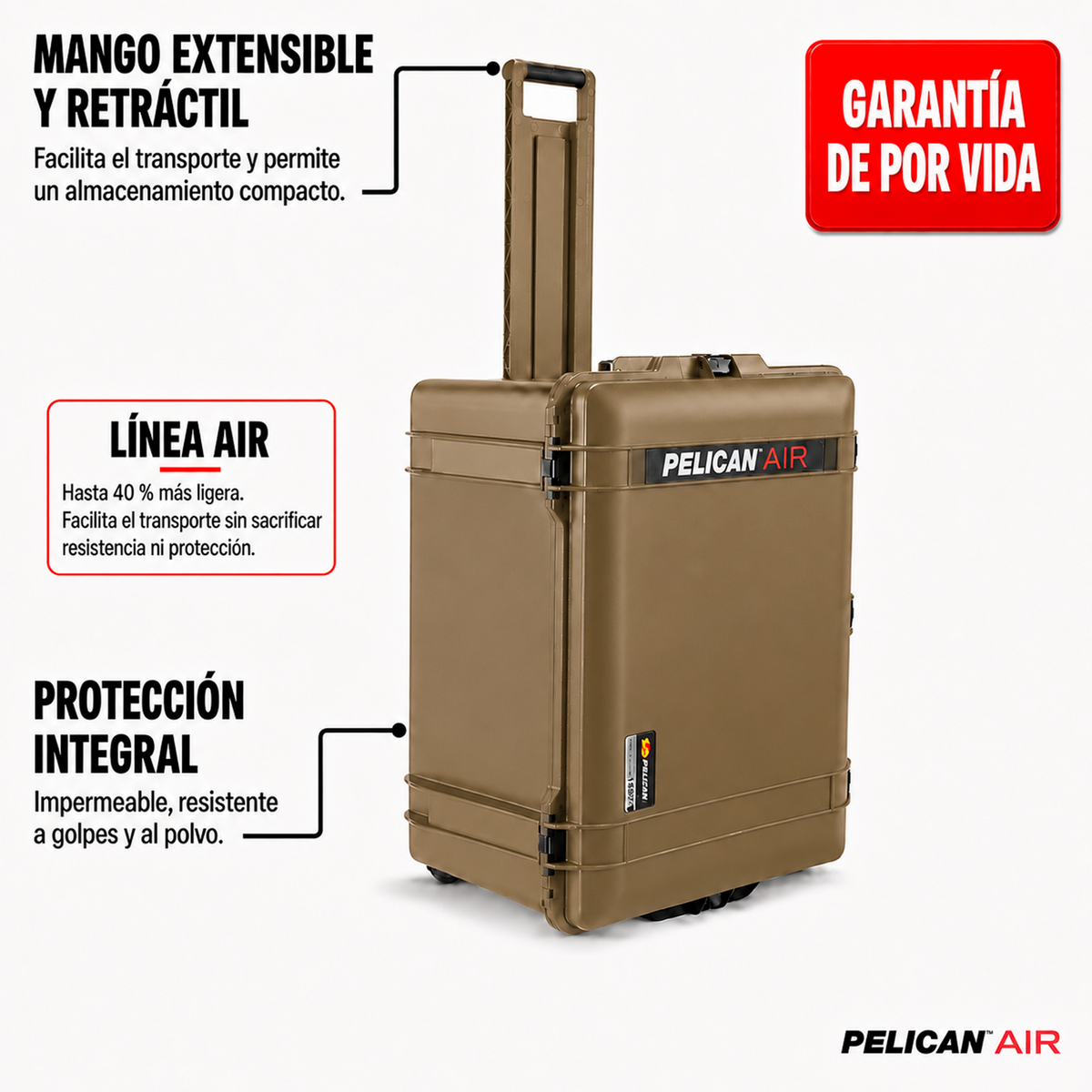 Estuche Pelican Air 1637 Desert Tan #color_Desert Tan