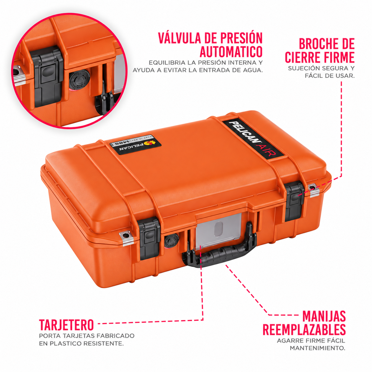 Estuche Pelican Air 1485 Orange #color_Orange