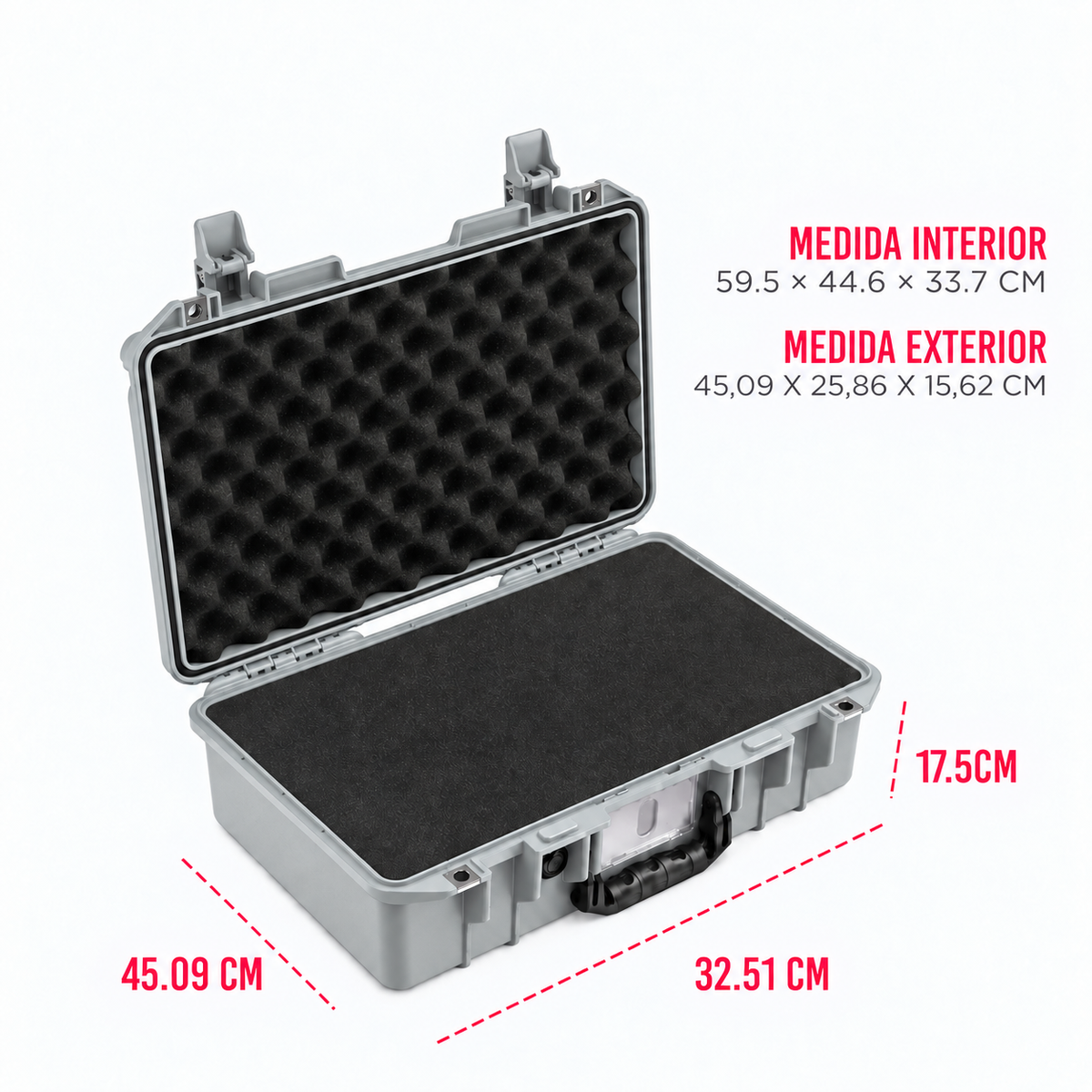 Estuche Pelican Air 1485 Silver #color_Silver