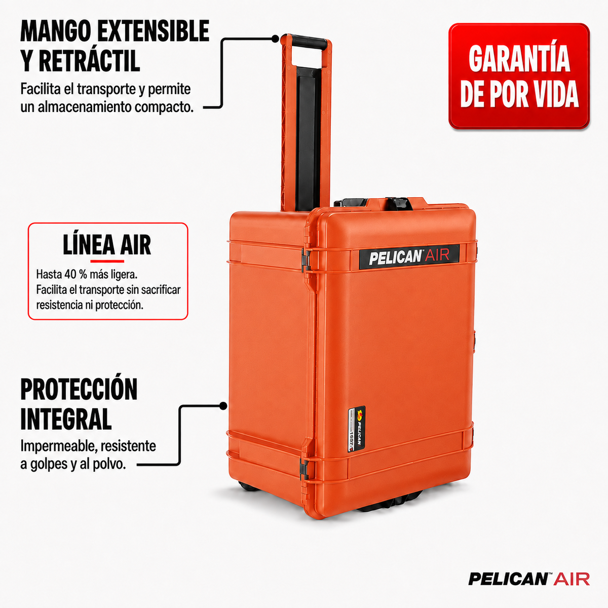 Estuche Pelican Air 1637 Orange #color_Orange