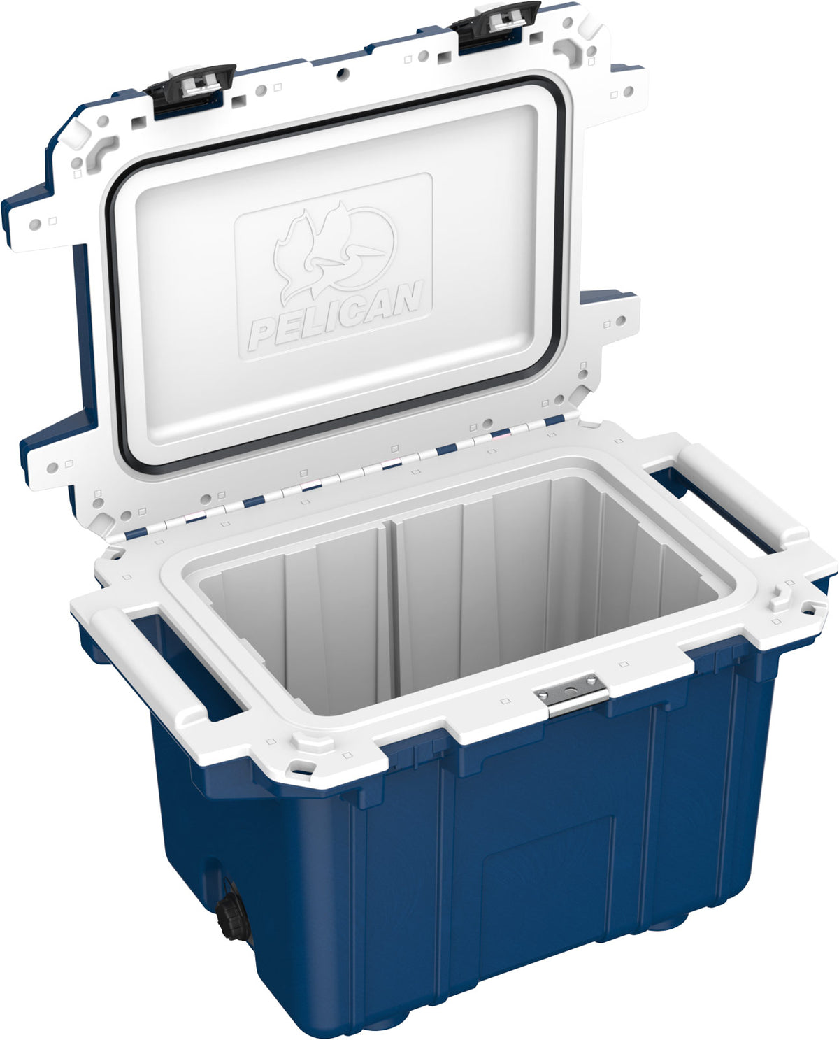 Hielera Pelican 50 QT Midnight Blue/White #color_Midnight Blue/White