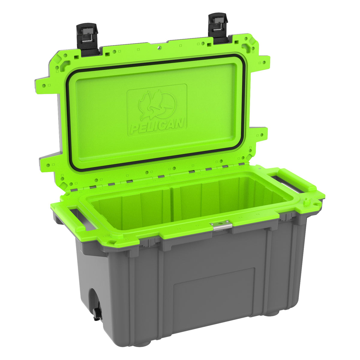 Hielera Pelican 70 QT Dark Gray/Green #color_Dark Gray/Green