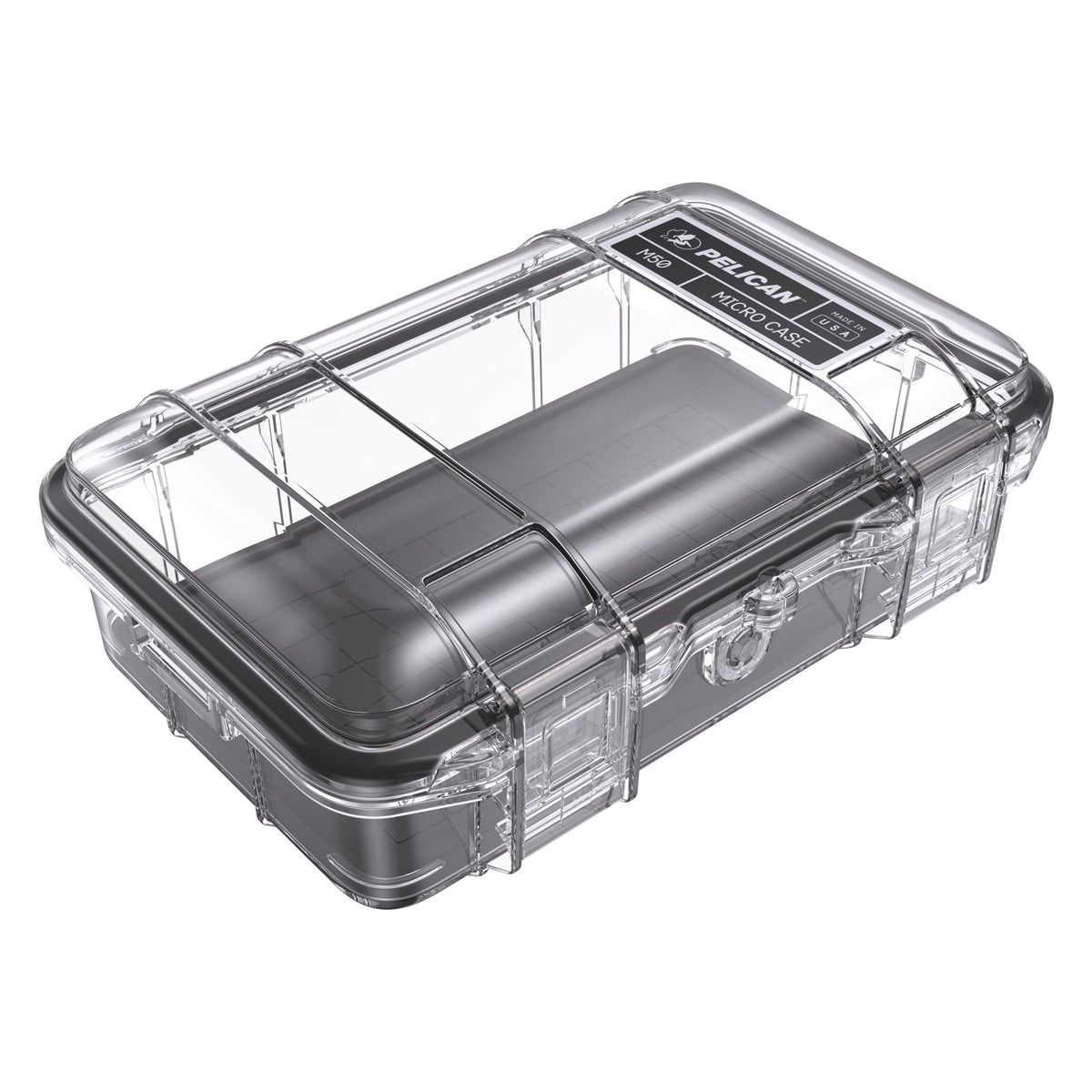 Micro case de proteccion Pelican M50 Black/Clear #color_Black/Clear