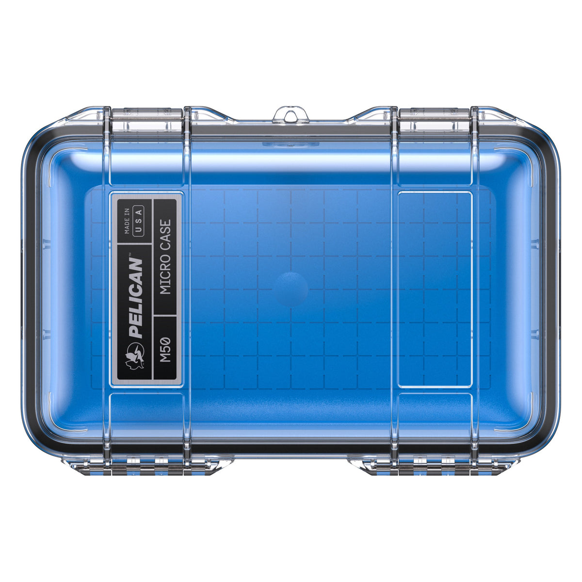 Micro case de proteccion Pelican M40 Blue/Clear #color_Blue/Clear