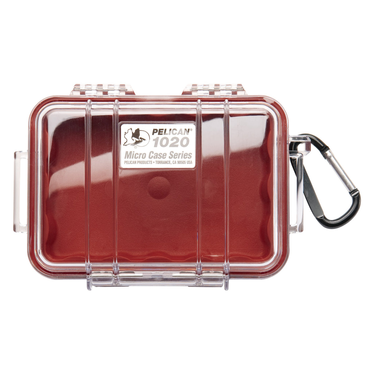 Micro case de protección Pelican 1020 Red/Clear #color_Red/Clear