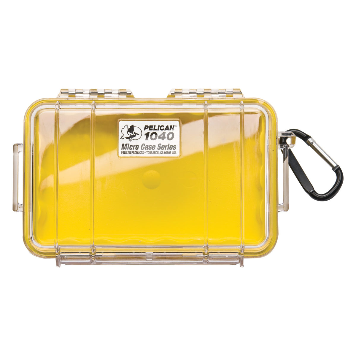 Micro case de protección Pelican 1040 Yellow/Clear #color_Yellow/Clear